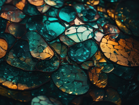 Bright fluid marble paint pattern Dynamic liquid shapes background created with Generative AI technologyの素材