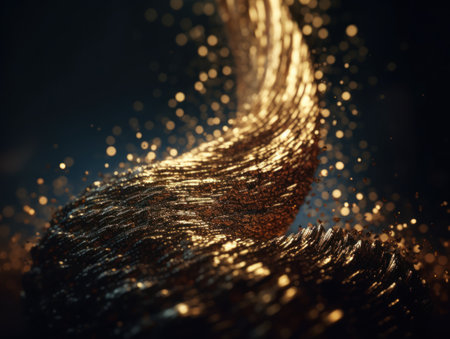 Colorful Swirling radial vortex background created with Generative AI technologyの素材