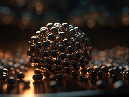 An endless fractals made of translucent multicolored crystals natural gemstone Generative AI technologyの素材