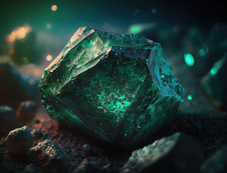 Meteorite background stone created with Generative AI technologyの素材