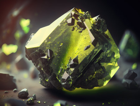 Meteorite background stone created with Generative AI technologyの素材