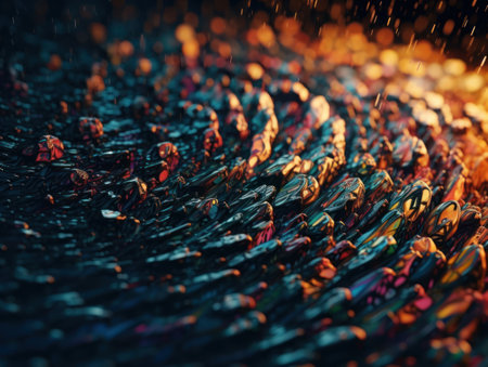 Abstract futuristic dotted lines Big data and Global Communication technology visuliastion Cyberspace sci fi backgroundの素材