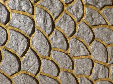 Texture of decorative stone wall. Abstract background and texture for design.の写真素材