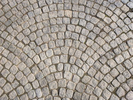 Cobblestone pavement texture. Abstract background and texture for design.