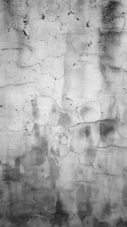 Texture of old rustic wall covered with gray stucco. Abstract background for design.の写真素材