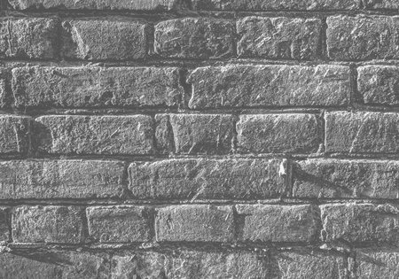 black and white brick wall texture. background and texture for design.