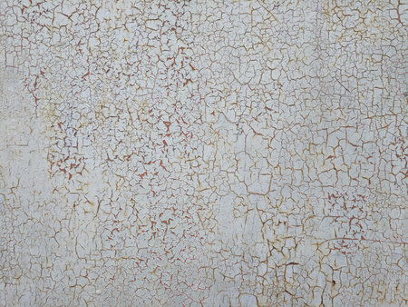 Texture of old rustic wall with peeling paint. Abstract background