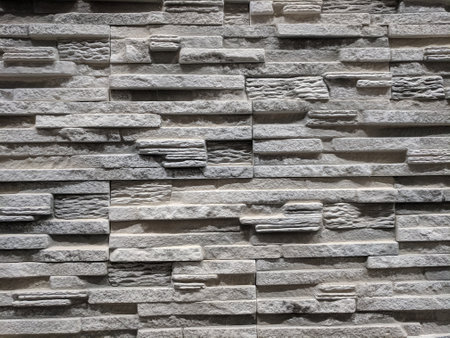 pattern of decorative slate stone wall surface for background and design art work