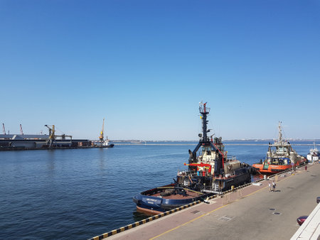 Port of Varna, Bulgariaの写真素材