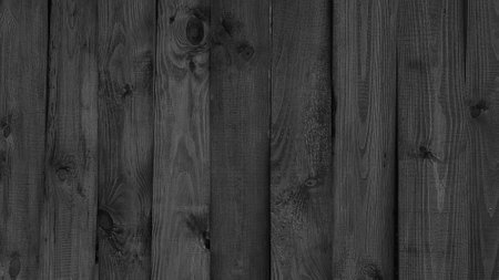 Old wood texture. Floor surface. Wood plank pattern background. Black and whiteの写真素材