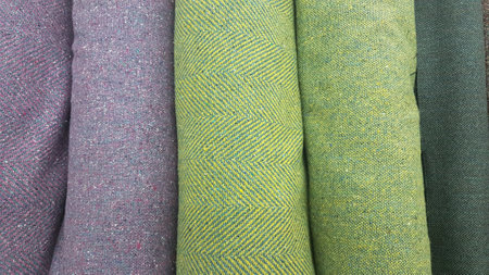 colorful fabric texture as very nice backgroun and backgroundの写真素材