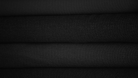 Texture, background, pattern, black silk fabric with a metallic sheen. If you have a bad mood, this fabric will lift it to unprecedented heights. Your project will be successful.の写真素材