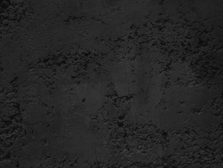 Dark concrete wall texture background. Black and white. Copy space.の写真素材