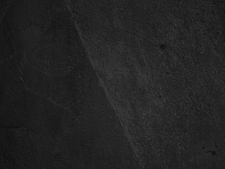 Black wall texture background. Black and white monochrome wallpaper.の写真素材