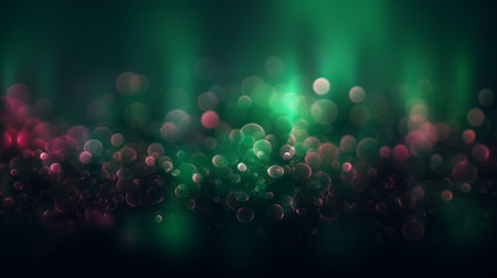 Abstract bokeh background. Bokeh lights. Glowing particles.の素材
