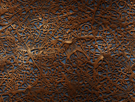 3d illustration of abstract geometric composition,digital art works. 3d rendering.の素材