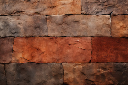 brick wall texture background for interior exterior decoration and industrial construction concept design.の素材