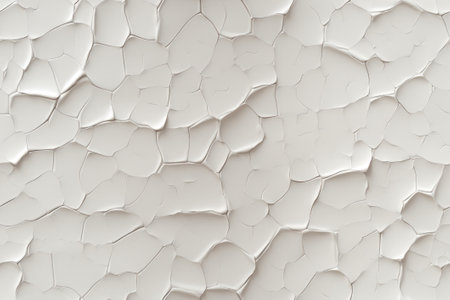White cracked wall texture. Abstract background. 3d rendering illustration.の素材