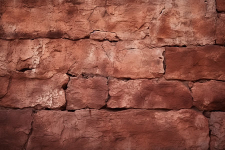 Old red brick wall texture background. Abstract background and texture for design.の素材