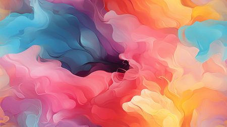 Abstract colorful background. Digital painting. 3d rendering, 3d illustration.の素材