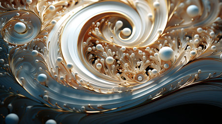 3D surreal illustration. sacred geometry. Mysterious psychedelic relaxation pattern. fractal abstract texture. Digital artwork graphic astrology magicの素材