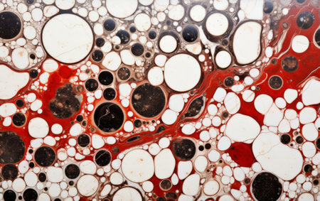 Abstract marbling floral pattern for fabric,tile design. background textureの素材