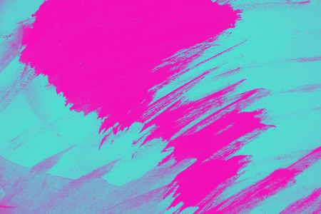Pink and blue hand painted background texture with grunge brush strokes