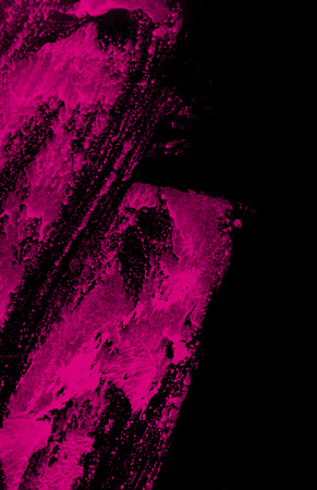 pink and black paint fashion background texture with  brush strokesの写真素材