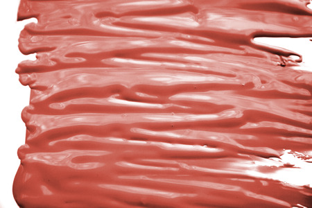living coral, color of the 2019 year brush paint stroke