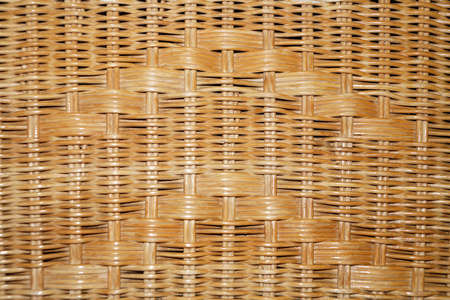 braided beige rattan pattern for natural background.