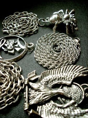 Iron chains and logo