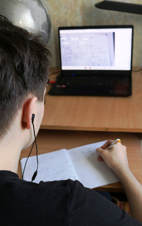 online education through the Internet connection, video lessons and remote presence at lectures, a...