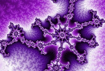 Abstract surreal background / fractal stars landscapeの写真素材