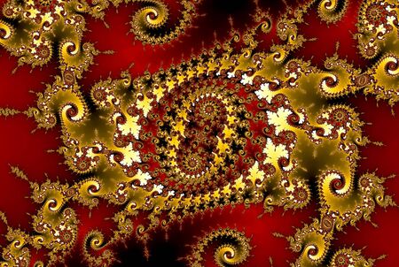 fractal gold keyholeの写真素材