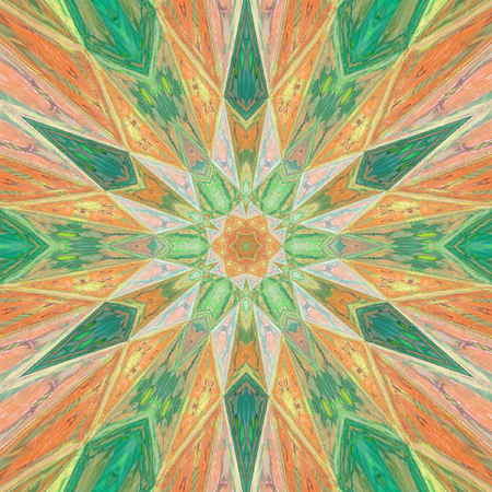 Stained Glass Window starの写真素材