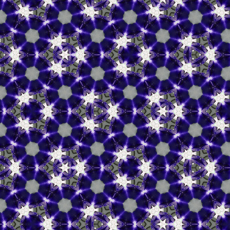 Kaleidoscope abstract background a stars night for banner or web