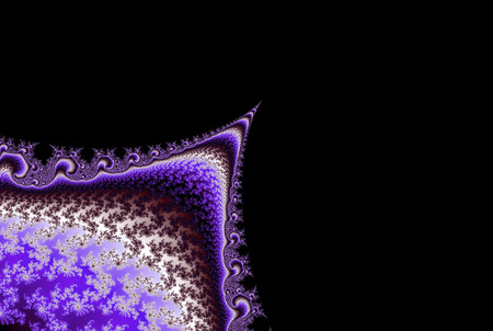 diagonal violet fractal with space for textの写真素材