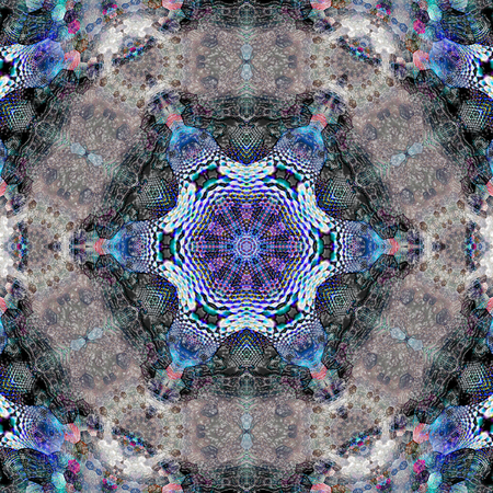 winter star tile blue arabesque