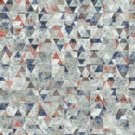 squares patchwork pastel embroidery mosaic