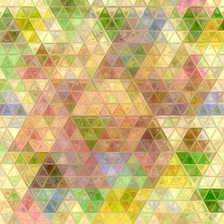 pastel triangles continuous mosaic in pencil technique