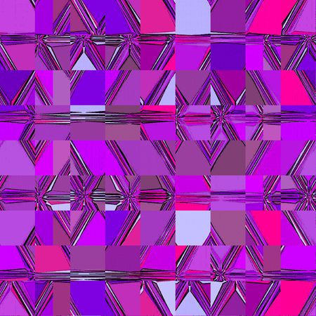 violet and purple squares elements continuous mosaicの写真素材