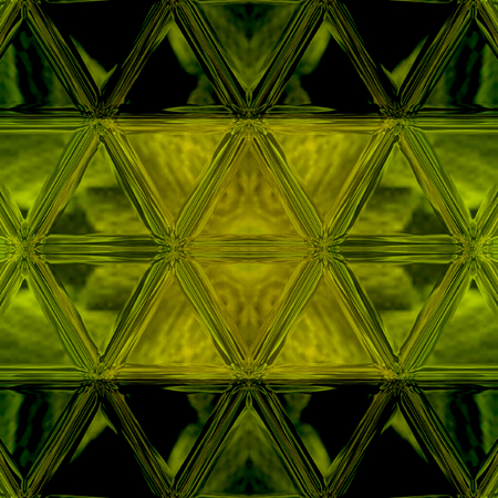 Modern gradient cover in yellow and black. Trendy print with stained glass effect