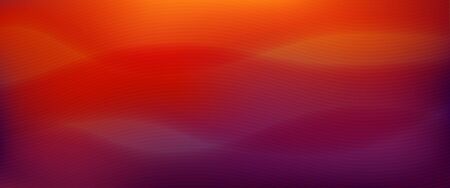 Background with vibrant gradient from orange to purple. Blurred fluid effect. Vector illustration