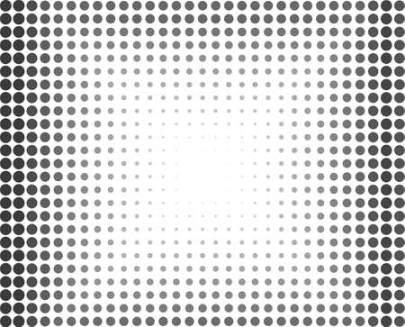 Halftone dotted background pop art style. Pattern with small circles, dots, design element for web banners, posters, cards, wallpapers, backdrops, sites. Black and white color vector illustrationのイラスト素材