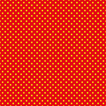 The polka dot pattern. Seamless vector illustration with round circles, dots.  Vector illustration in retro, vintage style print on fabric, textile, wrapping, Wallpaper, scrap-booking.のイラスト素材