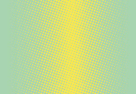 Cartoon pattern with circles, dots Halftone dotted background. Pop art style. Design element, border for web banners, cards, wallpapers.  Colorful. Vector illustrationのイラスト素材