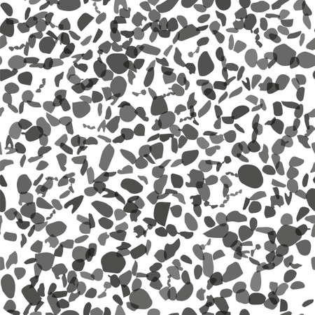 Seamless pattern with dots, uneven, irregular circles, spots, vectorのイラスト素材