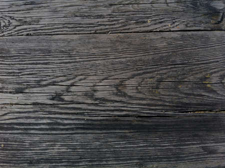 Dark wooden boards, planks. Naturally aged wood, natural brushing process. The background without...