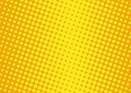 Halftone background. Comic dotted pattern. Pop art retro style. Backdrop with circles, rounds, dots, design element for web banners, posters, cards, wallpapers. Colorful Vector illustrationのイラスト素材