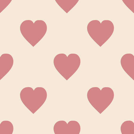 Hearts seamless pattern vector illustrationのイラスト素材